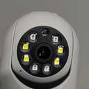 Light Bulb Security Camera 2 Packs, 5G&2.4GHz 2K Security Cameras Wireless Outdoor 360 PTZ Cameras for Home Security with Color Night Vision, 2 Way Talk, AI Human Detection, Screw in Light Socket