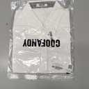 COOFANDY Men's Casual Linen Shirts Short Sleeve Button Down Shirt Summer Beach Tops (White, S)