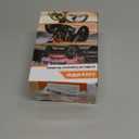 Portable Air Pump for Car Tires, 150 PSI Tire Inflator Cordless with LED Light, Rechargeable Auto Shut-off Air Compressor 2X Fast Inflation Tire Pumps for Car Bike Motorcycle Ball, Christmas Gift (Black&orange)