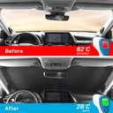 Upgraded Windshield Sunshade for Honda 2023-2026 CRV Foldable Accessories Folding Sun Shade Windshield Heat UV Rays Visor Protection