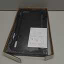 PHOENANCEE Oak Frame, Floating Shelves for Wall, Square Storage Shelf for Living Room, Bedroom, L+S, Set of 2, Walnut