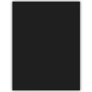 Extra Heavyweight Cardstock Black 50 Sheets 130 lb Cover (17pt), 8.5 x 11 Inches for Arts and Craft, Drawing, DIY Projects