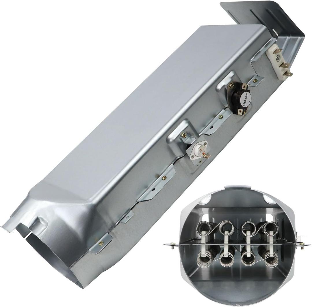 DC93-00154A Dryer Heating Element Assembly (3 Wire) Fit for samsung Dryer DV45K6500EV/A3 DV48J7770EP/A2 DV52J8700EP/A2 DV45K6200EZ/A3 DV50K8600EV/A3 etc. Part Replaces AP5582094 PS4216214 3282568