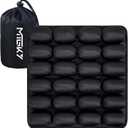 Travel Cushion with Storage Bag,Inflatable Seat Cushion for Stadium Seats,Air Seat Cushions for Airplane,Office Chair, Wheelchair, Cars, Home Living,Comfortable Pressure Relief Seat Cushion