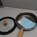 10 inch Titanium Nonstick Frying Pan – Honeycomb Surface with Red Heat Indicator, Scratch Resistant Skillet, Induction Compatible, PFOA-Free Cookware