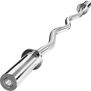 Curl Bar Olympic Barbell EZ Bar 330LB/700LB/1000LB/1500LB for Biceps Curl, Squat, Weightlifting
