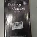 Topcee Cooling Throw Blanket for Night Sweats Decorative Tie Dye, Absorbs Heat to Keep Cool on Warm Nights, Q-Max 0.5 Cooling Blankets for Hot Sleepers, Cool Lightweight Sofa Throw Blanket (50"x70") (Grey Watercolor)