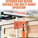 VEVOR Bar Clamps for Woodworking, 2-Pack 50" Parallel Clamp Set, F Clamp with 1100 lbs Load Limit, Even Pressure, High-strength Plastic and Carbon Steel, Wood clamps for Woodworking Metal Working