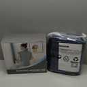 Heating Pad for Neck, Shoulders and Back, 24"x37" Large Weighted Electric Heated Pad with 9 Heat Settings & 4 Timer Options, Auto Shut-Off, Machine Washable Grandmother Birthday Christmas Women Gift (Blue)