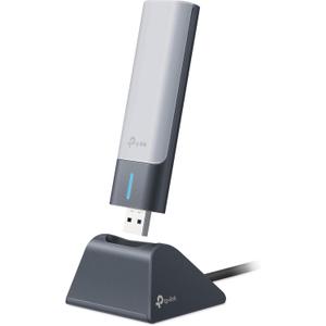 TP-Link AX1800 WiFi 6 USB Adapter for Desktop PC (Archer TX21UH) Wireless Network Adapter with 2.4GHz, 5GHz, MU-MIMO, OFDMA, High Gain Dual Band 5dBi Antenna, WPA3, Supports Windows 11/10