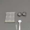 Tanlade 300 Pcs Reusable Espresso Capsules 2 Refillable Coffee Pods Stainless Steel Cups Filters Compatible with Nespresso Original Line Machines with Aluminum Foil Seals Stickers Lids