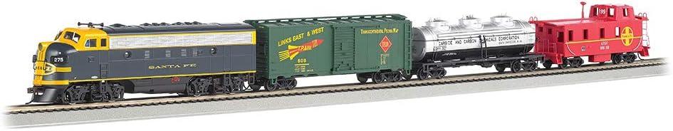 Bachmann Trains - Thunder Chief DCC Sound Value Ready To Run Electric Train Set - HO Scale Black 0.5 Liters