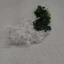 12Pcs Artificial Wisteria Flowers 3.6 Feet/Piece White Dense Artificial Fake Wisteria Vine Ratta Hanging Garland Silk Flowers String Home Party Wedding Decor(White-Dense)