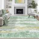 Aelenmu 9x12 Area Rugs for Living Room Washable Bedroom Dining Room Green