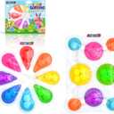 2Pcs Color Sorting Sensory Toys for Kids with Autism Toddler Toys for Airplane Travel Road Trip Preschool Montessori Toys Fine Motor Skills A Easter Basket Stuffers Gifts for Kids Boys Girls