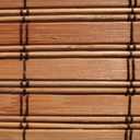 Brown Cordless Bamboo Slat Roll Up Blind with Privacy Backer Liner - 36-Inch Wide by 72-Inch Long
