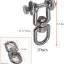 Heavy Duty Punching Bag Hanger with 360 Swivel, Reinforced Steel Heavy Bag Ceiling Mount Holds Up to 300 lbs, Punching Bag Mount for Boxing, MMA & Home Gym Training