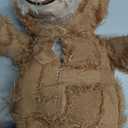 MAXBECK Dog Companion for Heavy Chewers- Indestructible Robust Bear Dog Toy, Resistant Squeaky Dog Toys for Heavy Chewers, Unbreakable Stuffed Plush Dog Toys for Aggressive Chewers (C-Navy+Oak)