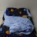 Twin Comforter Set for Boys-5 Pieces Space Glow in The Dark Twin Bedding Sets for Kids, Ultra Soft Bed in A Bag with Sheets