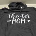 Theater Mom & Arrow in White Text Gift ACN065b Pullover Hoodie Large