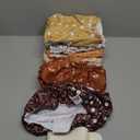 Mama Koala 3.0 Pocket Cloth Diapers for Babies with AWJ Lining, 6 Pack with 6 4-Layer Natural Cloth Diaper Inserts - Reusable and Washable Pocket Diapers (Lucky Colors)