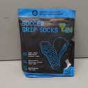 Lux Dual Grip Socks - Soccer Grip Socks for Men and Women. GripArray Performance & Comfort (Large, White)