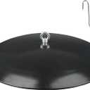 Baffle for Bird Feeder, 15.7 Inch All Metal Heavy Duty Weather Protective Dome, Squirrel Weather Guard Cover for for Hanging Bird Feeders Hummingbirds Feeders Outdoor