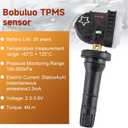 4PCS Tire Pressure Sensor 13540600 315MHz TPMS Sensor for Ch-evy Silverado for GMC Sierra Yukon for Cad-illac RePlace 13598771 13586335 23445327,43130-85Z00 43130-85Z03