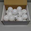 JOYIN 24 Pcs Christmas Ball Ornaments Blank White, Ball Ornaments for DIY Art & Craft Christmas Tree Decoration Shatterproof for Xmas Party Favors Supplies Presents