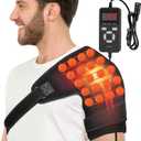 UTK Shoulder Heating Pads for Rotator Cuff Pain, Far Infrared Heating Pad for Shoulder, Shoulder Wrap with Natural Jade & Auto Shut Off & Smart Controller, Larger Size Shoulder Straps Gifts for Men