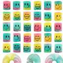 30 Pack Spring Rainbow Magic Fidget Stress Coil Mini Springs Bulk Toys for Party Favor Carnival Prize Birthday Goodie Bag Stuffers for Kids Boys Girls…