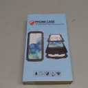 NINKI Metal Case Compatible with iPhone 15 Pro, Military Rugged Shockproof Dustproof Case with Screen Protector, Kickstand, Red