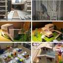 Basswood Sheets - 10 Pack 1/8 x 12 x 12 inch,Perfect for Crafts, Laser Cutting, Carving and Cricut Maker Projects | Thin Wood Sheets for Veneer and Model Building (10Pack 300*300*3mm)