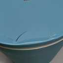 Keter Modern Cool Bar Outdoor Patio Furniture and Hot Tub Side Table with 7.5 Gallon Beer and Wine Cooler, Teal