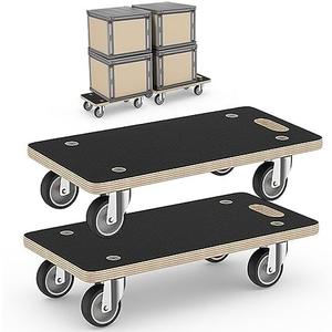 Wood Platform Dolly 4 Wheels Heavy Duty Furniture Mover Dolly 550 Lbs Capacity (2 Packs) ‎22.5 x 11.4 x 4.4 inches