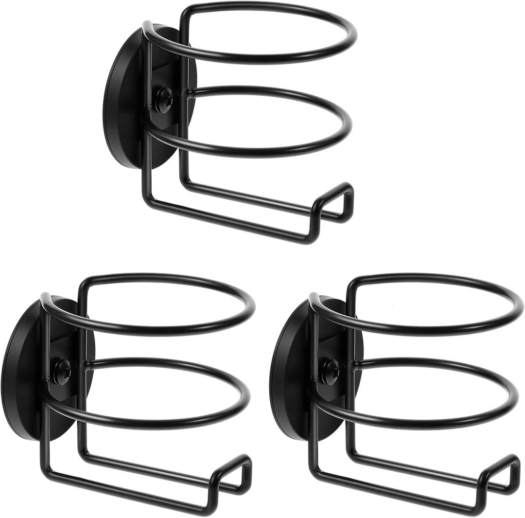 Magnetic Cup Holder, 3 Pack Portable Cup Holder for Tractor Mower Truck Car Fridge, Magnet Cup Drink Holder