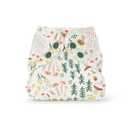 Esembly Cloth Diaper Cover - Reusable Swim Diaper, Waterproof, Breathable - Adjustable Outer Layer Over Absorbent Inner for Blowout Protection - Fantastic Funghi, Size 2 (18-35lbs)