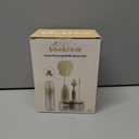 Baby Bottle Brush Set [Push-Press + Bendable Bottle Brush: 360Comprehensive Cleaning] Baby Bottle Cleaner Brush Set for Baby Bottle/Nipple/Straw/Breast Pump Drying Rack and Travel Bag Included (Green)