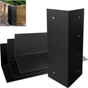Set of 4 Raised Garden Bed Corner Brackets for Elevated Beds, Compatible with 10-12 Inch Garden Bed Heights DIY Flower or Vegetable Garden