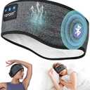Sleep Headphones Headband Bluetooth 5.4, TOPOINT Sports Headband Earphones Sleeping Bluetooth Wireless with USB C for Women Men Sports Gifts Workout Jogging Yoga Insomnia Air Travel Meditation