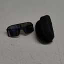 maivnz Baseball Sunglasses for Men Women UV400 Protection Sports Glasses for Cycling Running Softball Sunglasses (Black Frame Blue Revo)