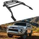 OCPTY Roof Rack Basket Fit for Toyota for 4RUNNER 2010 2011 2012 2013 2014 2015 2016 2017 2018 2019 2020 2021 2022 Luggage Racks Rooftop Cargo Carrier Bag Luggage Kayak Canoe Bike Snowboard Skiboard (Black)