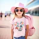 Magical Shirts for Girls Animal Kingdom Shirt Kid Magic Princess T Shirt Castle Graphic Tees Summer Short Sleeve Tops (18-24 Months, Pink)