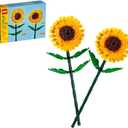 LEGO Sunflowers - Building Toy for Kids, Girls and Boys Ages 8+ - Artificial Sunflowers for Home Decor and Display - Gift for Her and Him - 40524