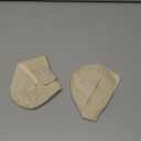 Plantar Fasciitis Gel Heel Protectors - Bukihome Heel Cup for Women Men Heel Spur Pain Relief - Heel Insert Pad for Achilles Tendinitis Dry Cracked Heel Support Cushion,Men 8.5-14|Women 9.5-13 (Beige)