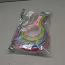 4Pcs Fine Mesh Strainer Set, Solid-Liquid Separator Gadget, Plastic Flour Colander with Non Slip Handles, Kitchen Tools for Yogurt Baking Tea Coffee Juice Pasta(4 Size)