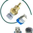 Engine Coolant Temperature Sensor with Connector Pigtail Harness 25037332 Compatible with Regal Astro Blazer C1500 C2500 C3500 K1500 K2500 K3500 Bravada Silhouette Safari Sonoma V3500