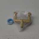 Outdoor Heavy Duty Brass Faucet, 2-Way Outlet, Horizontal, Widely Spaced (1/2" Male Inlet-2 Way Splitter)