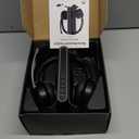 Bluetooth Headset, Wireless Headset with Mic for Work, Qualcomm Dongle, 5.4 Headsets with Microphone for Work, Wireless Noise Cancelling Headphones (Black)