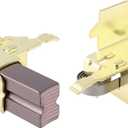ECSiNG 1 Pair of Carbon Brush with Brass Brush Holders 610126-00 Compatible with Dewalt DC411 DCG412 DCS380 DC390 DCS391 Type 1